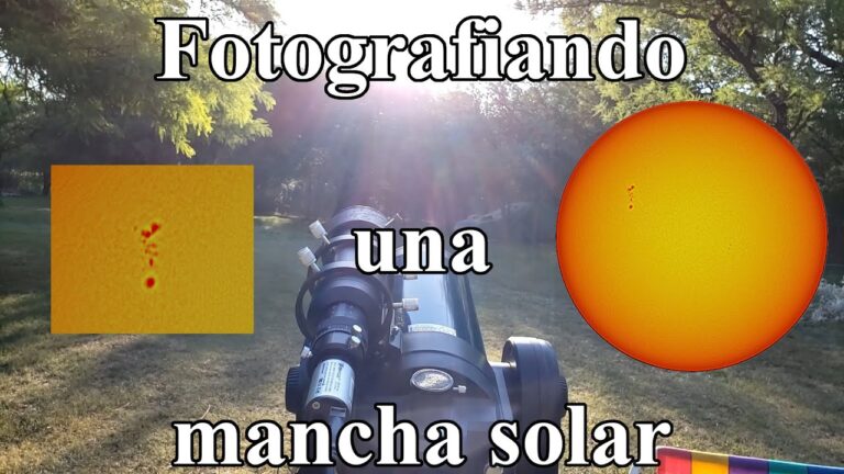 نحوه عکاسی از لکه های خورشیدی