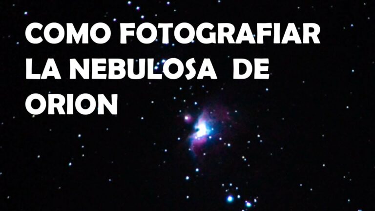 オリオン大星雲の写真を撮る方法