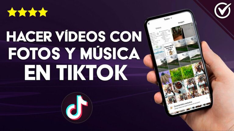 چگونه در TikTok یک ویدیو با عکس بسازیم