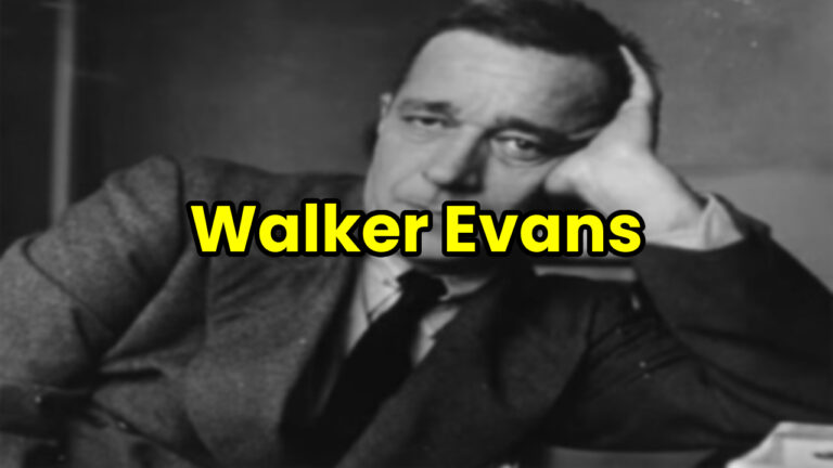 walker evans biografi